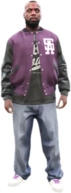 Transparent PNG of the GTA V ped csb_ballasog