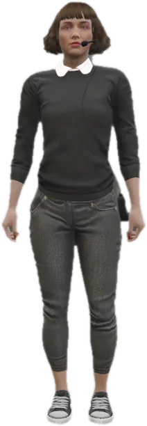 Transparent PNG of the GTA V ped csb_bryony