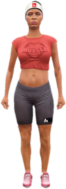 Transparent PNG of the GTA V ped csb_denise_friend