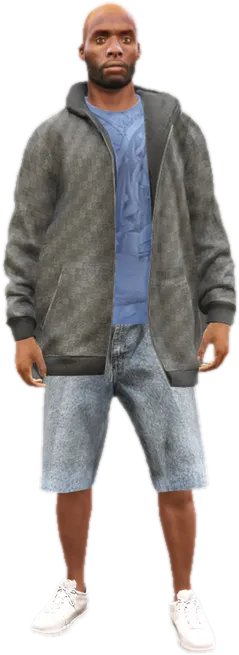 Transparent PNG of the GTA V ped csb_grove_str_dlr