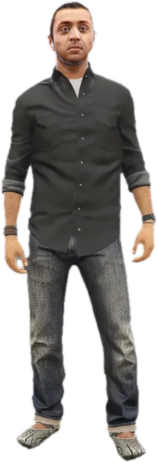 Transparent PNG of the GTA V ped csb_imran