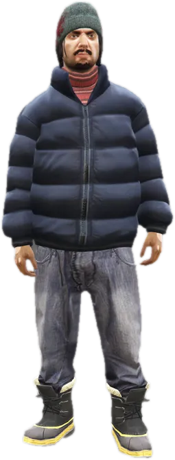 Transparent PNG of the GTA V ped csb_prologuedriver