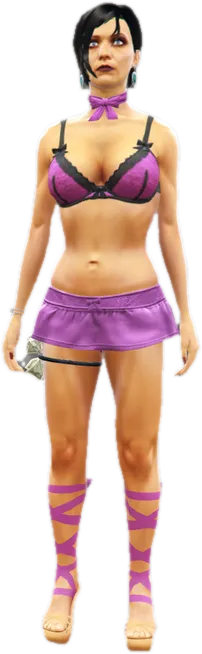 Transparent PNG of the GTA V ped csb_stripper_01
