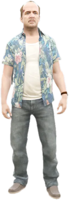 Transparent PNG of the GTA V ped csb_undercover