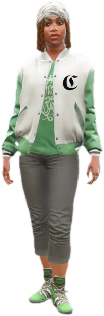 Transparent PNG of the GTA V ped g_f_y_families_01