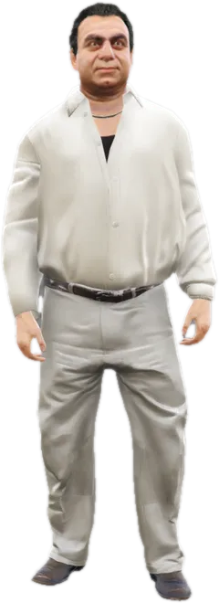 Transparent PNG of the GTA V ped g_m_m_armboss_01
