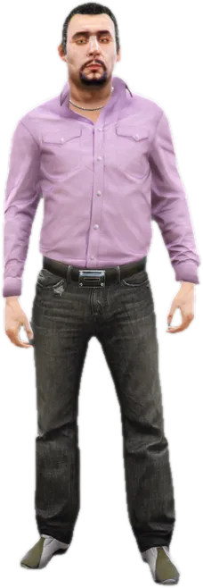Transparent PNG of the GTA V ped g_m_m_armlieut_01
