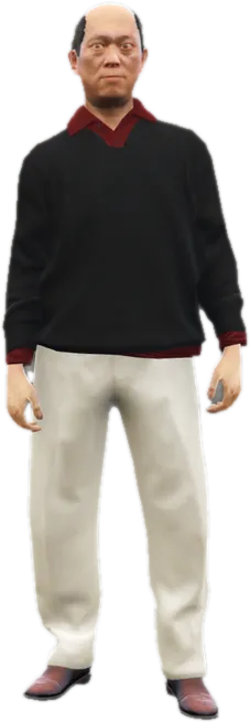 Transparent PNG of the GTA V ped g_m_m_korboss_01