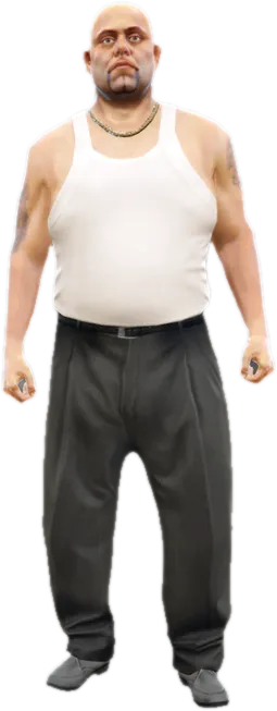 Transparent PNG of the GTA V ped g_m_m_mexboss_01