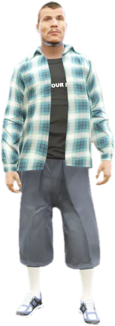 Transparent PNG of the GTA V ped g_m_y_azteca_01