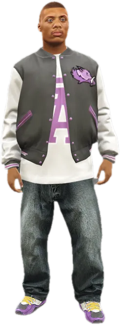 Transparent PNG of the GTA V ped g_m_y_ballaorig_01
