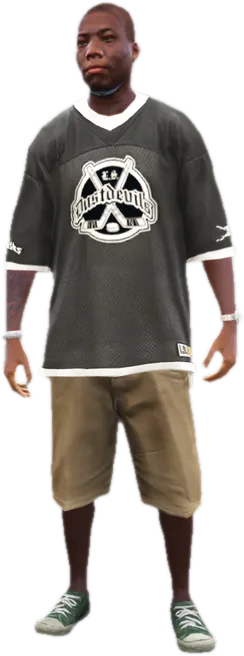 Transparent PNG of the GTA V ped g_m_y_famdnf_01