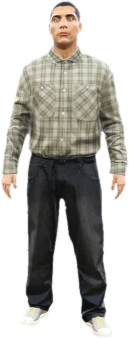 Transparent PNG of the GTA V ped g_m_y_mexgoon_01