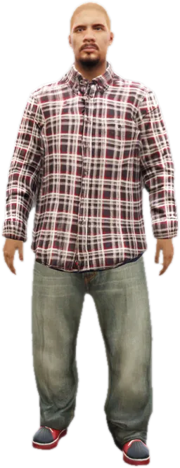 Transparent PNG of the GTA V ped g_m_y_mexgoon_02