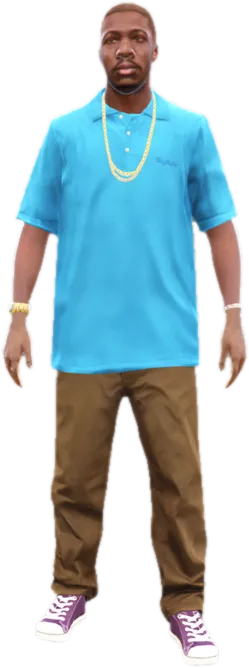 Transparent PNG of the GTA V ped g_m_y_strpunk_01