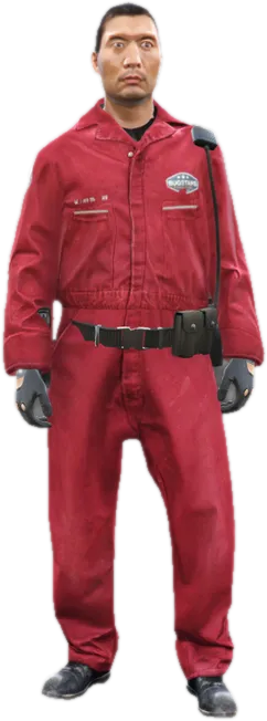 Transparent PNG of the GTA V ped hc_driver