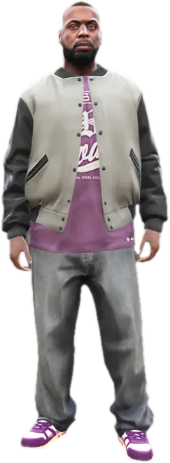 Transparent PNG of the GTA V ped ig_ballasog