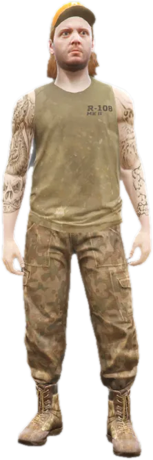 Transparent PNG of the GTA V ped ig_cletus