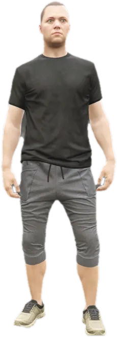 Transparent PNG of the GTA V ped ig_djblamrupert