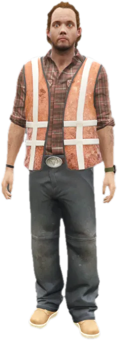 Transparent PNG of the GTA V ped ig_floyd