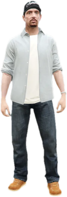Transparent PNG of the GTA V ped ig_jimmyboston_02