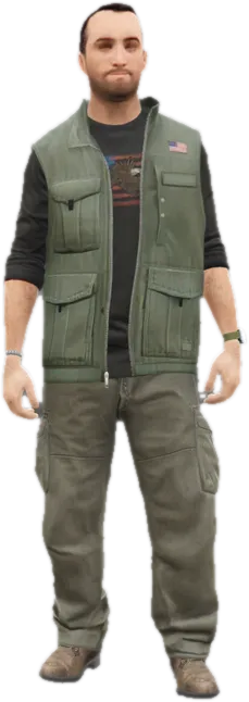 Transparent PNG of the GTA V ped ig_josef