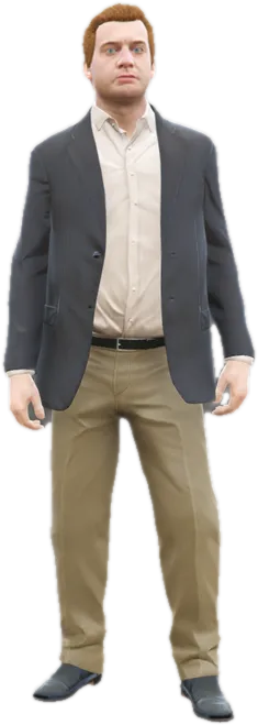 Transparent PNG of the GTA V ped ig_josh