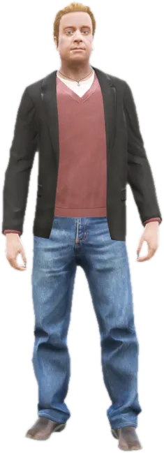Transparent PNG of the GTA V ped ig_lazlow