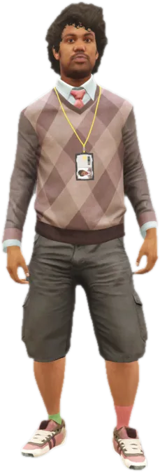 Transparent PNG of the GTA V ped ig_lifeinvad_02
