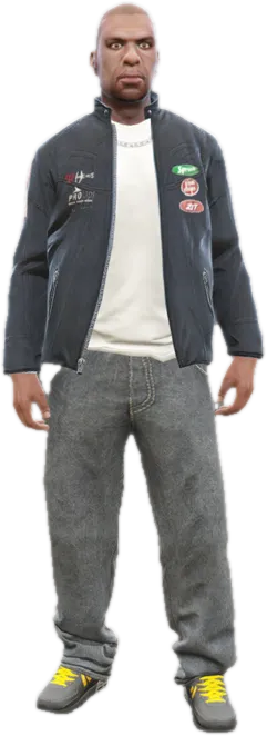 Transparent PNG of the GTA V ped ig_malc
