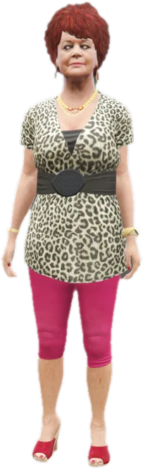 Transparent PNG of the GTA V ped ig_mrsphillips
