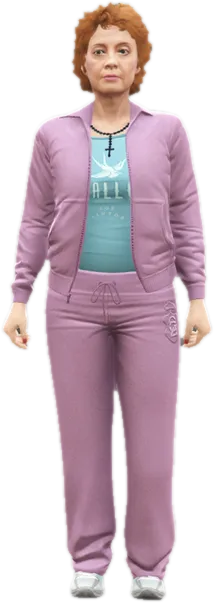 Transparent PNG of the GTA V ped ig_patricia
