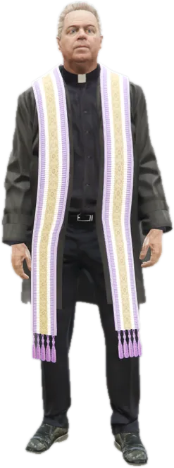 Transparent PNG of the GTA V ped ig_priest