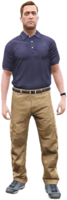 Transparent PNG of the GTA V ped ig_stevehains