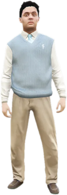 Transparent PNG of the GTA V ped ig_tomepsilon