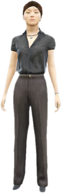 Transparent PNG of the GTA V ped mp_f_cardesign_01