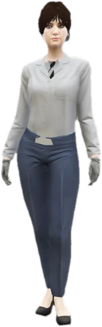Transparent PNG of the GTA V ped mp_f_execpa_01