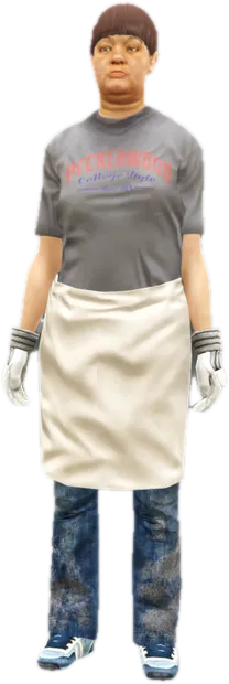 Transparent PNG of the GTA V ped mp_f_weed_01