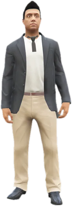 Transparent PNG of the GTA V ped mp_m_execpa_01