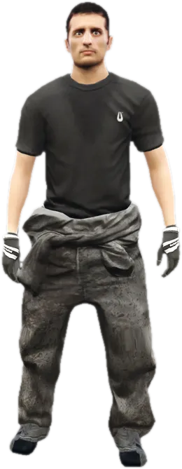 Transparent PNG of the GTA V ped mp_m_waremech_01