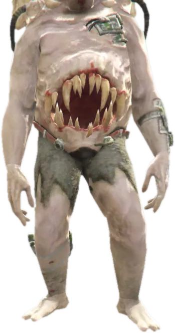 Transparent PNG of the GTA V ped nw_mouthmutantxl