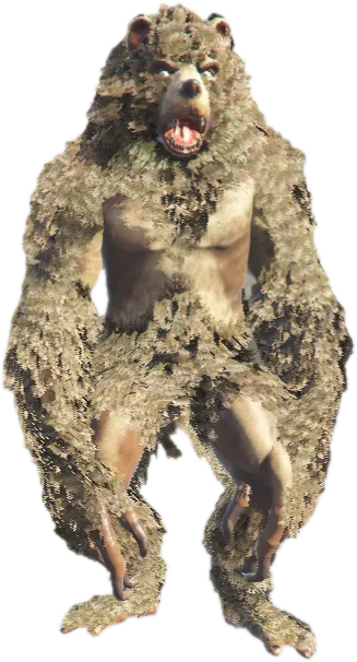 Transparent PNG of the GTA V ped nw_werebear