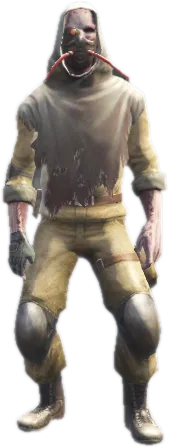 Transparent PNG of the GTA V ped nw_zombie_4