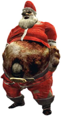 Transparent PNG of the GTA V ped nw_zombiesanta