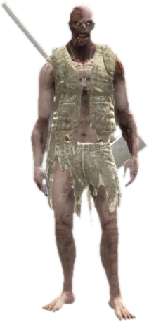 Transparent PNG of the GTA V ped nw_zombieurban
