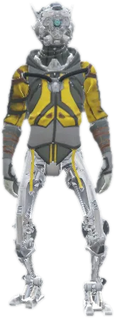 Transparent PNG of the GTA V ped rewind_cyborg