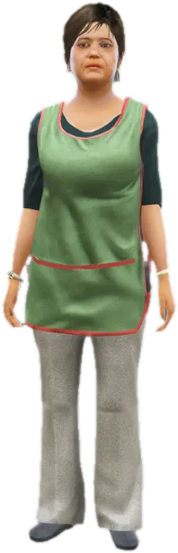 Transparent PNG of the GTA V ped s_f_m_sweatshop_01