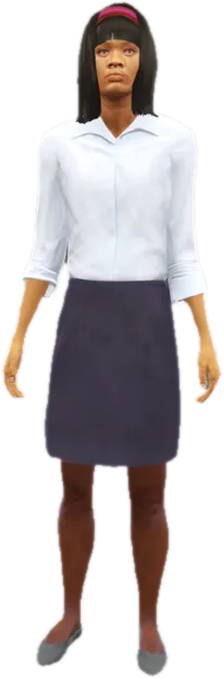 Transparent PNG of the GTA V ped s_f_y_airhostess_01
