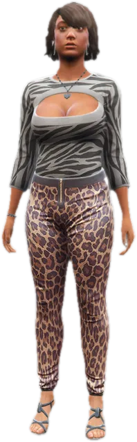 Transparent PNG of the GTA V ped s_f_y_hooker_03