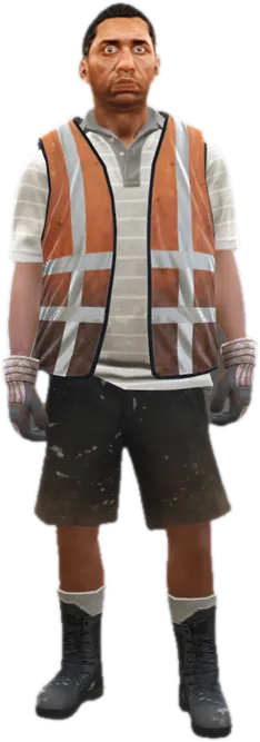Transparent PNG of the GTA V ped s_m_m_gardener_01